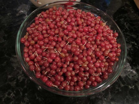 A bowl of Autumn olives